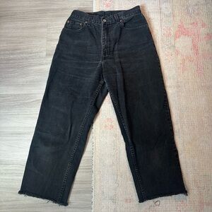 Black Levi’s 550s Jeans